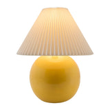 Modern European furniture - Pleated White Fabric Table Lamp - www.oroa.com