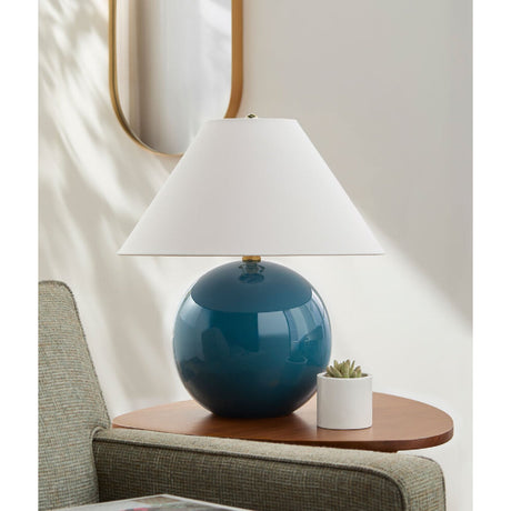 Modern European furniture - White Empire Fabric Table Lamp - www.oroa.com