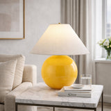 Modern European furniture - White Empire Fabric Table Lamp - www.oroa.com