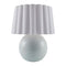 Modern European furniture - Scalloped White Fabric Table Lamp - www.oroa.com