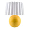 Modern European furniture - Scalloped White Fabric Table Lamp - www.oroa.com