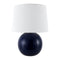 Modern European furniture - Glazed Globe Ceramic Table Lamp - www.oroa.com