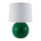Modern European furniture - Glazed Globe Ceramic Table Lamp - www.oroa.com