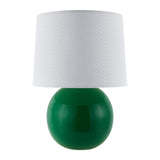 Modern European furniture - Glazed Globe Ceramic Table Lamp - www.oroa.com