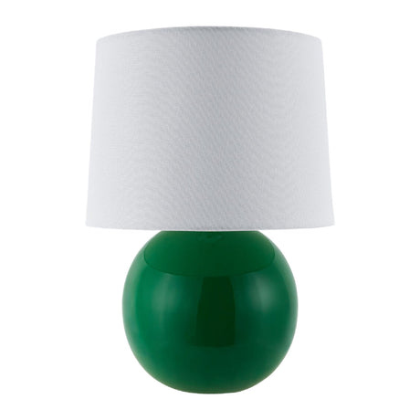 Modern European furniture - Glazed Globe Ceramic Table Lamp - www.oroa.com