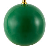 Modern European furniture - Glazed Globe Ceramic Table Lamp - www.oroa.com