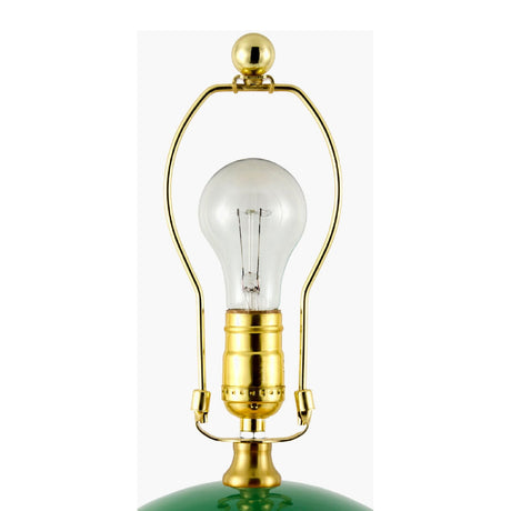 Modern European furniture - Glazed Globe Ceramic Table Lamp - www.oroa.com
