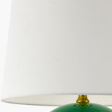 Modern European furniture - Glazed Globe Ceramic Table Lamp - www.oroa.com