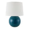 Modern European furniture - Glazed Globe Ceramic Table Lamp - www.oroa.com