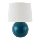 Modern European furniture - Glazed Globe Ceramic Table Lamp - www.oroa.com