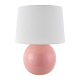 Modern European furniture - Glazed Globe Ceramic Table Lamp - www.oroa.com