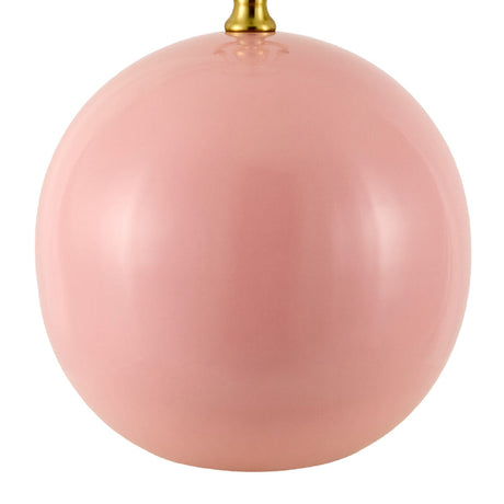 Modern European furniture - Glazed Globe Ceramic Table Lamp - www.oroa.com