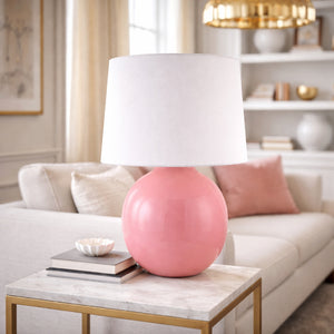   Modern European furniture - Glazed Globe Ceramic Table Lamp - www.oroa.com | Oroa.com