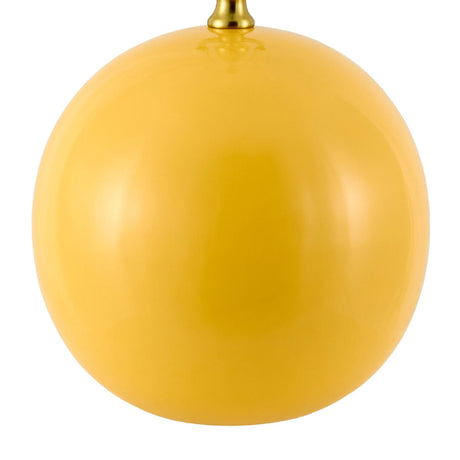 Modern European furniture - Glazed Globe Ceramic Table Lamp - www.oroa.com