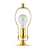 Modern European furniture - Glazed Globe Ceramic Table Lamp - www.oroa.com