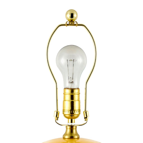 Modern European furniture - Glazed Globe Ceramic Table Lamp - www.oroa.com