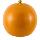 Modern European furniture - Glazed Globe Ceramic Table Lamp - www.oroa.com