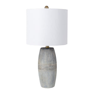   Modern European furniture - Glazed Gray Ceramic Table Lamp - www.oroa.com | Oroa.com