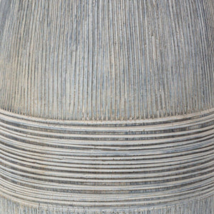   Modern European furniture - Glazed Gray Ceramic Table Lamp - www.oroa.com | Oroa.com