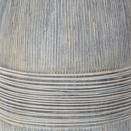 Modern European furniture - Glazed Gray Ceramic Table Lamp - www.oroa.com
