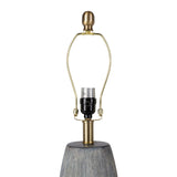 Modern European furniture - Glazed Gray Ceramic Table Lamp - www.oroa.com
