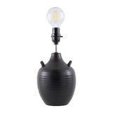Modern European furniture - Ceramic Fluted Linen Table Lamps (2) - www.oroa.com