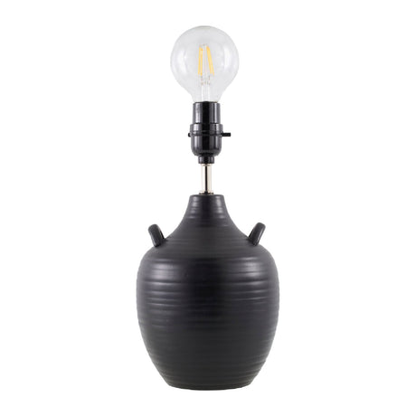 Modern European furniture - Ceramic Fluted Linen Table Lamps (2) - www.oroa.com