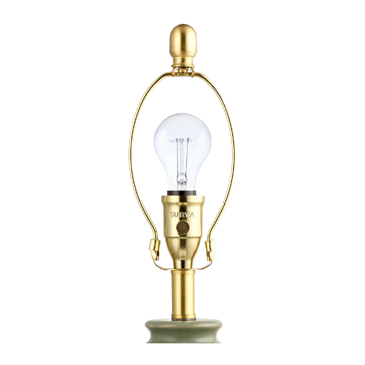   Green Ceramics Floral Table Lamp | Oroa.com