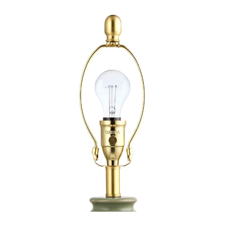Modern European furniture - Green Ceramics Floral Table Lamp - www.oroa.com