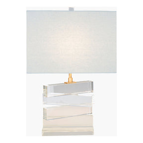 Modern European furniture - Clear Crystal Accent Table Lamp - www.oroa.com