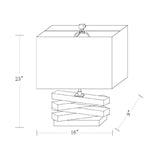 Modern European furniture - Clear Crystal Accent Table Lamp - www.oroa.com