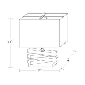   Clear Crystal Accent Table Lamp | Oroa.com