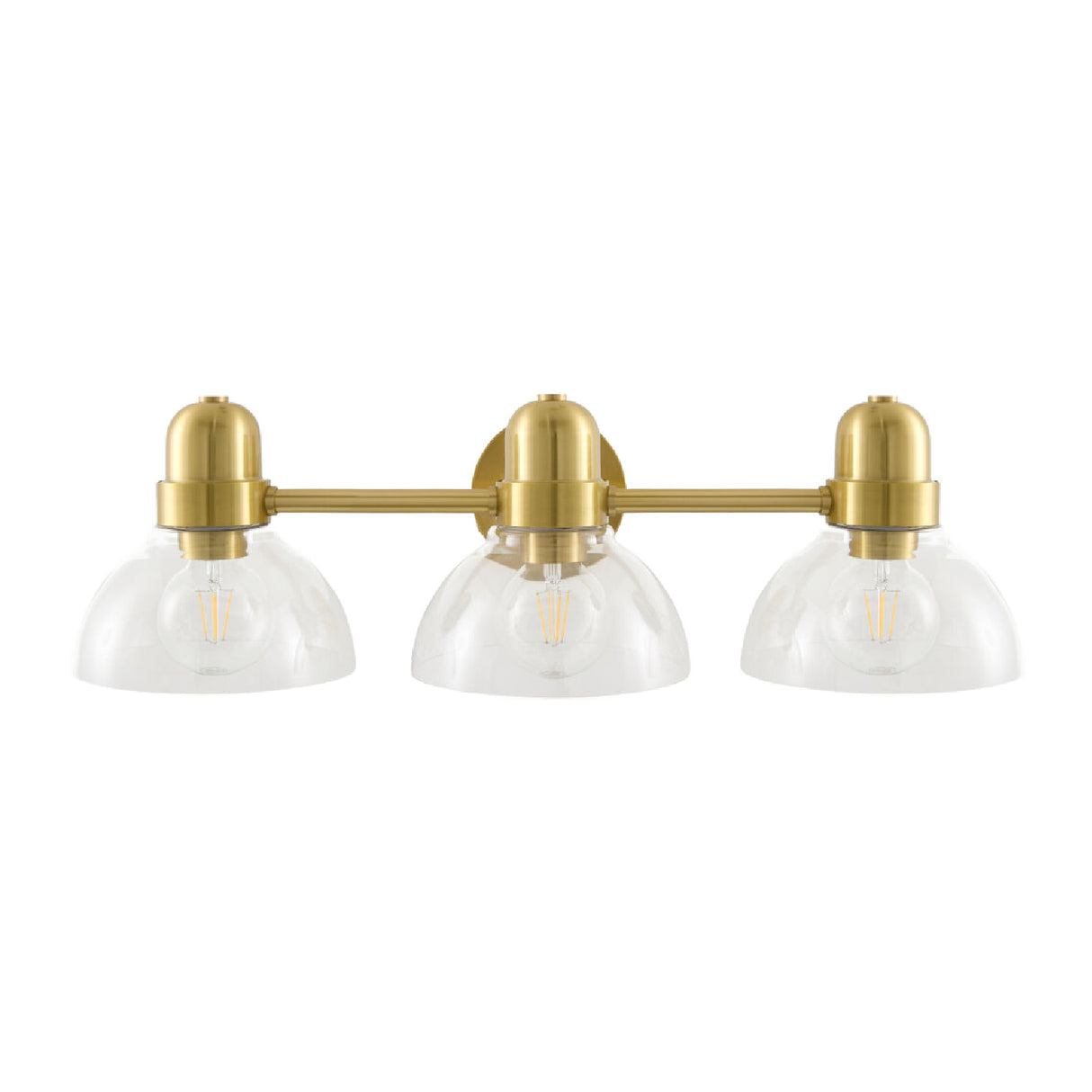   Modern European furniture - Clear Glass Gold Wall Lamp - www.oroa.com | Oroa.com