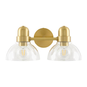 Modern European furniture - Clear Glass Gold Wall Lamp - www.oroa.com