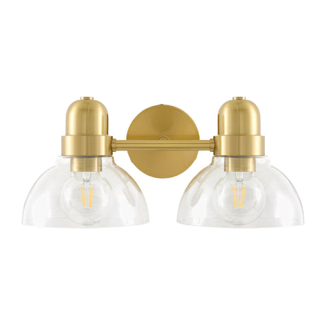   Modern European furniture - Clear Glass Gold Wall Lamp - www.oroa.com | Oroa.com