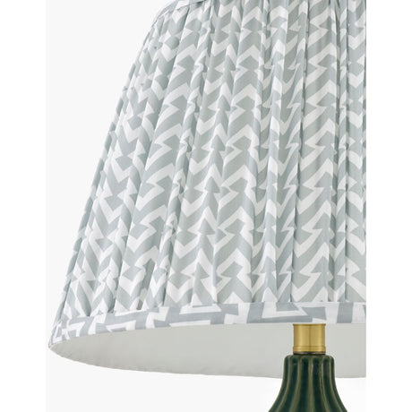Modern European furniture - Green Fluted Ceramic Table Lamp - www.oroa.com