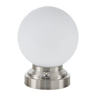 Modern European furniture - White Glass Globe Table Lamp - www.oroa.com