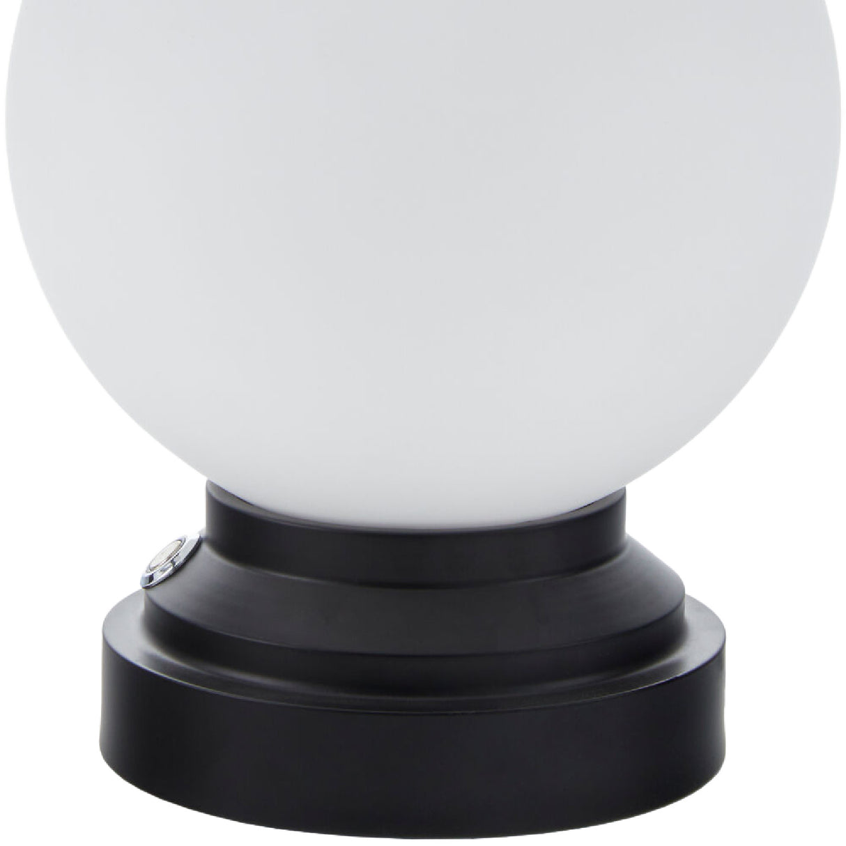   White Glass Globe Table Lamp | Oroa.com