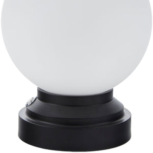   White Glass Globe Table Lamp | Oroa.com