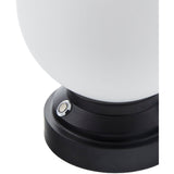 Modern European furniture - White Glass Globe Table Lamp - www.oroa.com