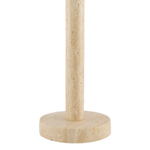   Cream Travertine Accent Table Lamp | Oroa.com