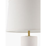 Modern European furniture - White Ceramic Modern Table Lamp - www.oroa.com