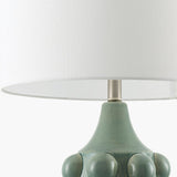Modern European furniture - Bobbled Ceramic Accent Table Lamp - www.oroa.com