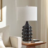 Modern European furniture - Bobbled Ceramic Accent Table Lamp - www.oroa.com
