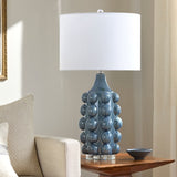 Modern European furniture - Bobbled Ceramic Accent Table Lamp - www.oroa.com
