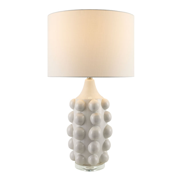 Modern European furniture - Bobbled Ceramic Accent Table Lamp - www.oroa.com