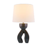 Modern European furniture - Glazed Green Ceramic Table Lamp - www.oroa.com