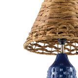 Modern European furniture - Braided Seagrass Table Lamp Set (2) - www.oroa.com