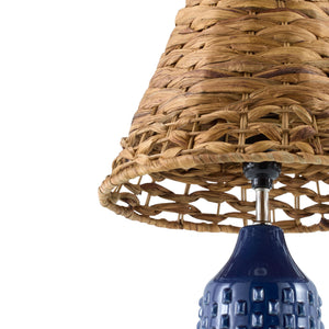   Braided Seagrass Table Lamp Set (2) | Oroa.com