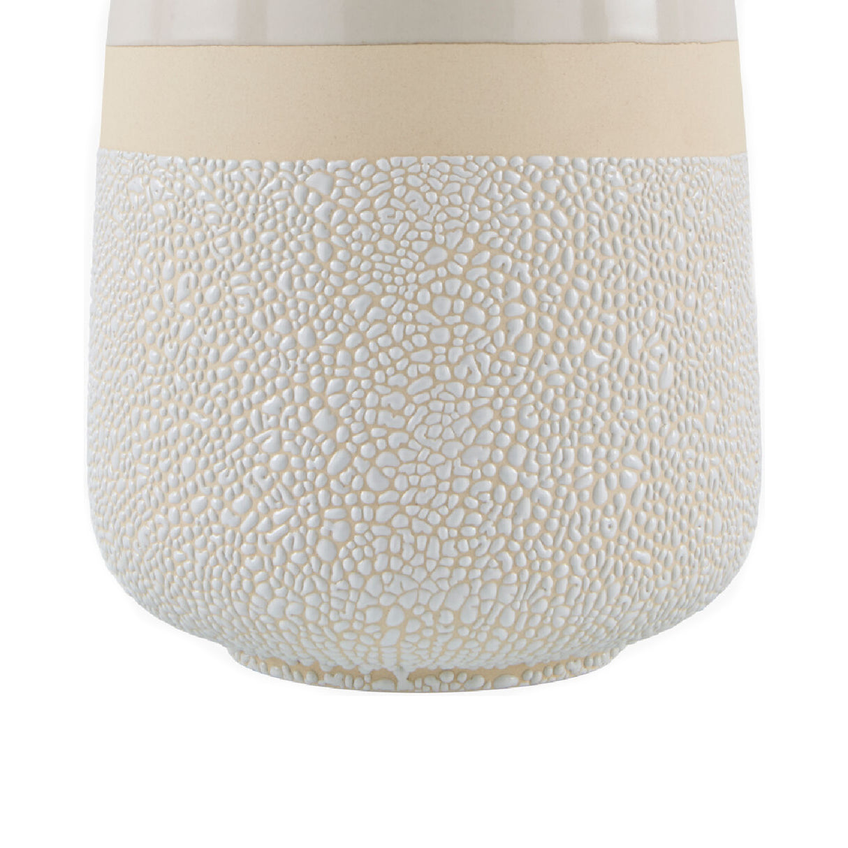   Glazed White Ceramic Table Lamp | Oroa.com